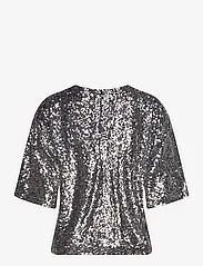 MAUD - Sandra Tee - marškiniai trumpomis rankovėmis - silver - 1