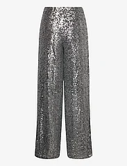 MAUD - Sandra Trouser - wide leg trousers - silver - 1