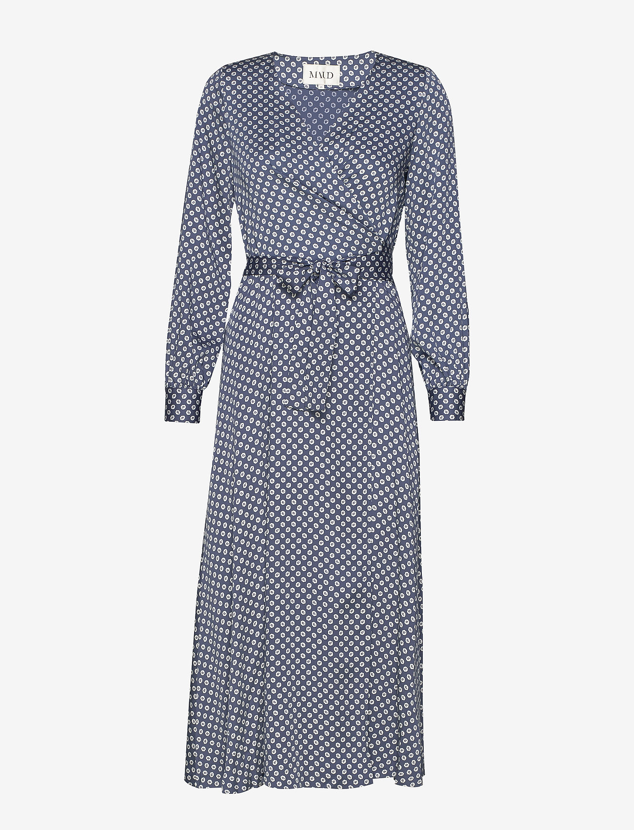 MAUD - Printed wrap Dress - blue horizon - 0