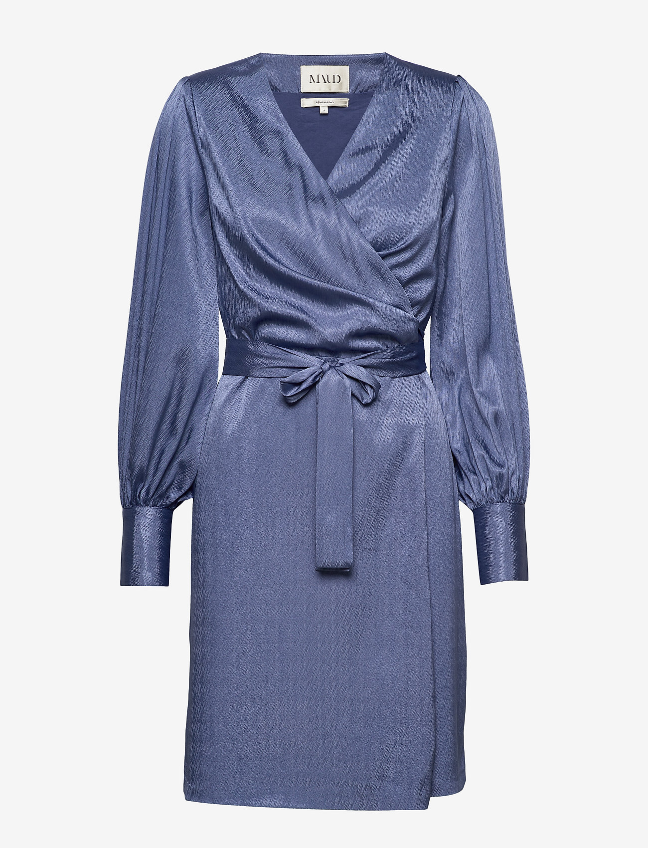 MAUD - Rouleau cuff Dress - blue horizon - 0