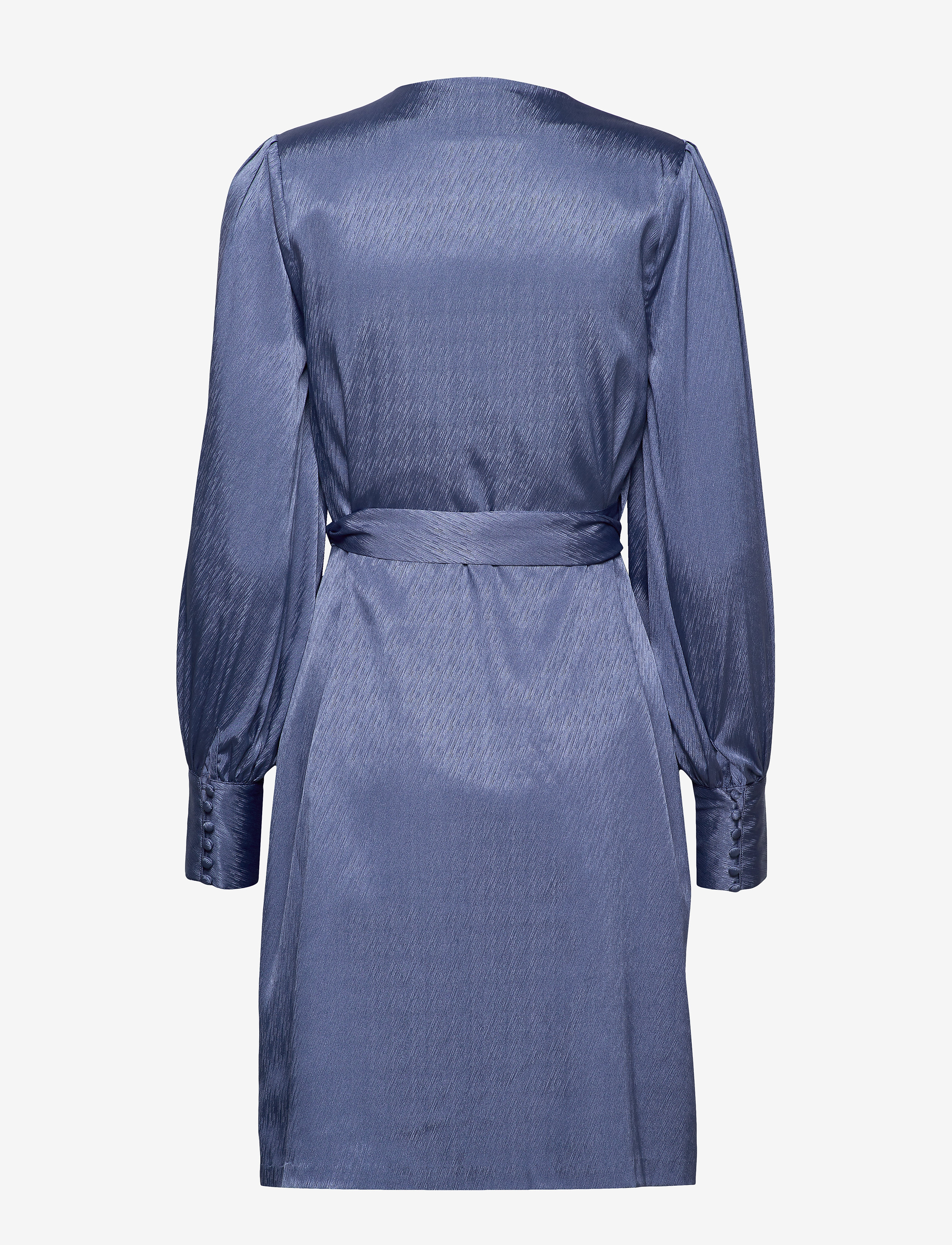 MAUD - Rouleau cuff Dress - blue horizon - 1