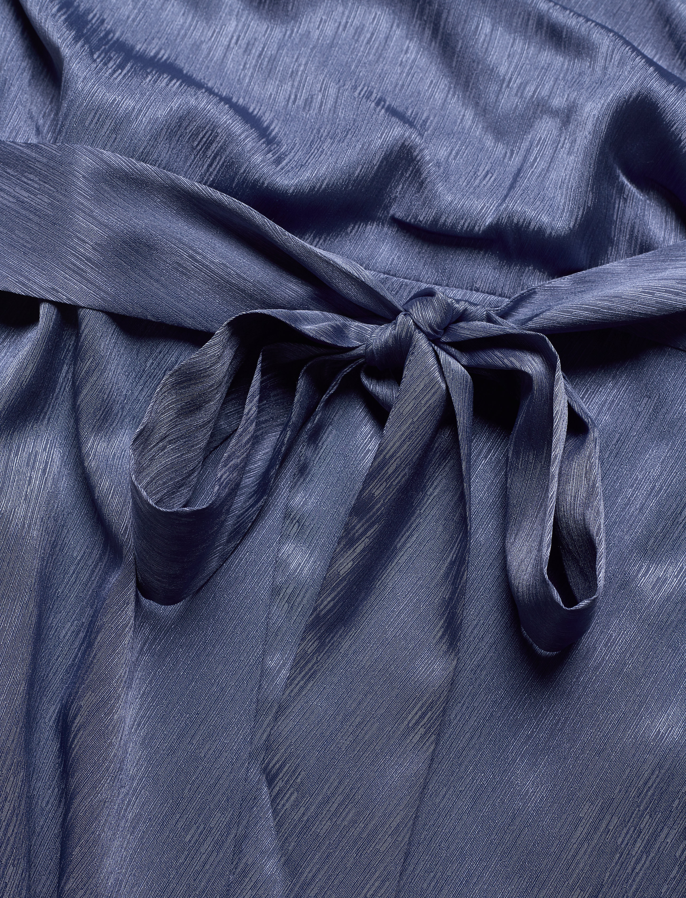 MAUD - Rouleau cuff Dress - blue horizon - 3