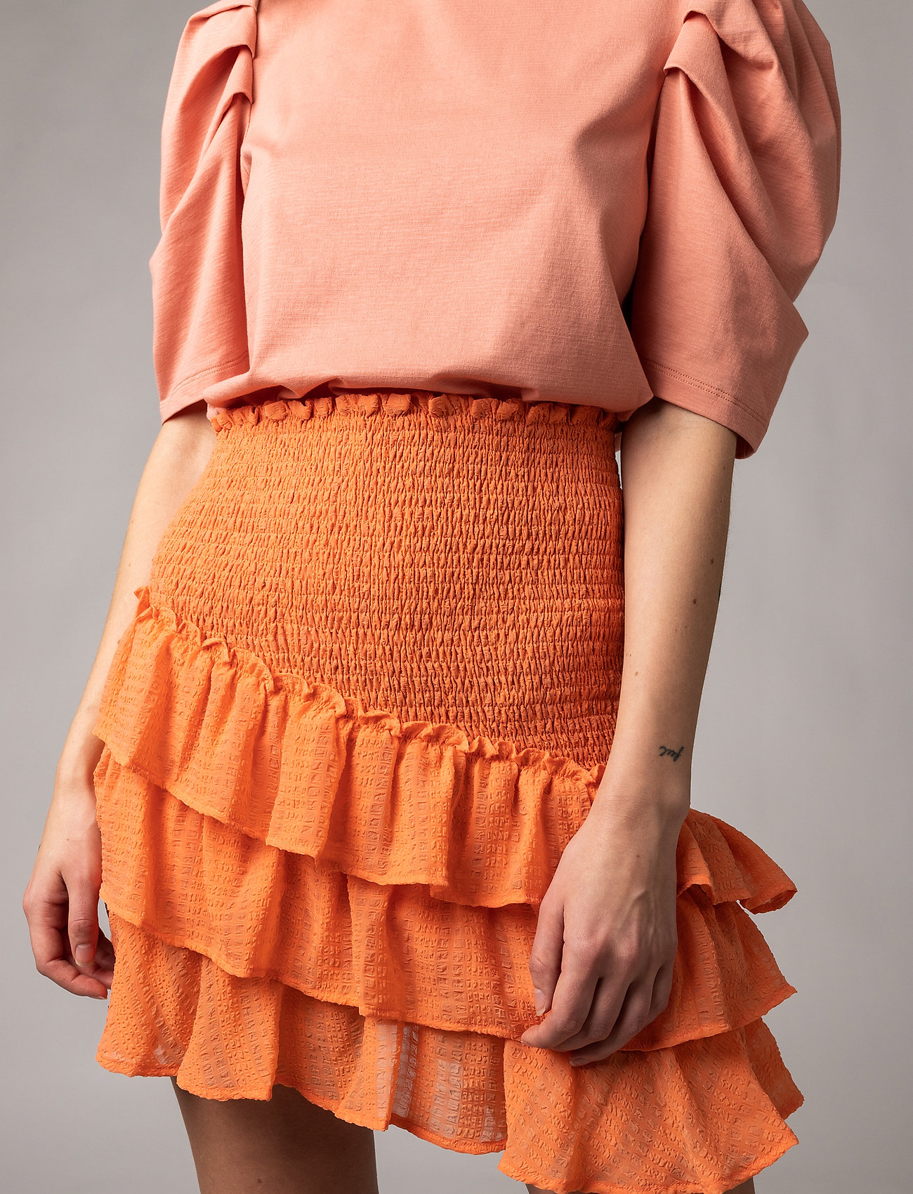 MAUD - Billie Short Sleeve - peach - 3