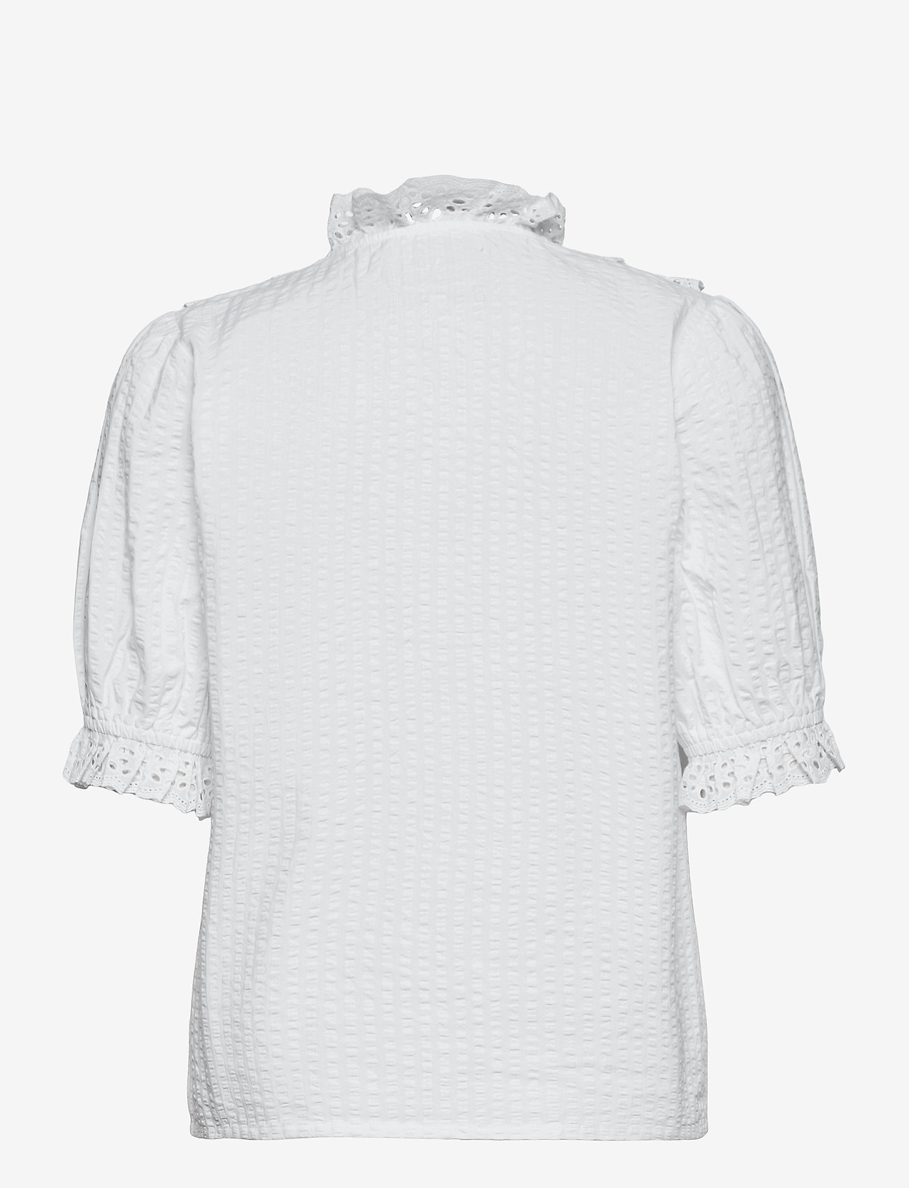 MAUD - Scallop Ruffle Top - white - 1