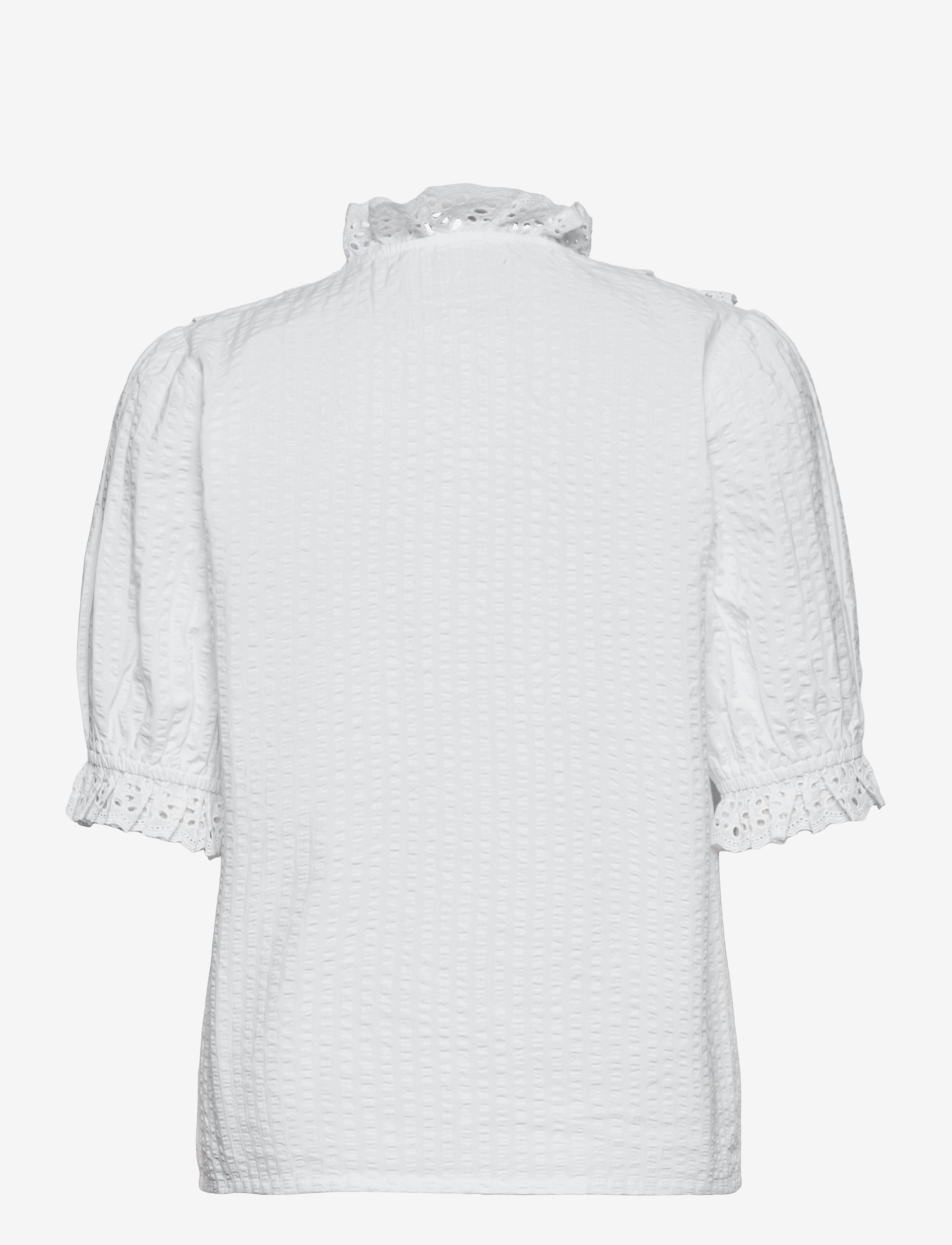 MAUD - Scallop Ruffle Top - white - 2