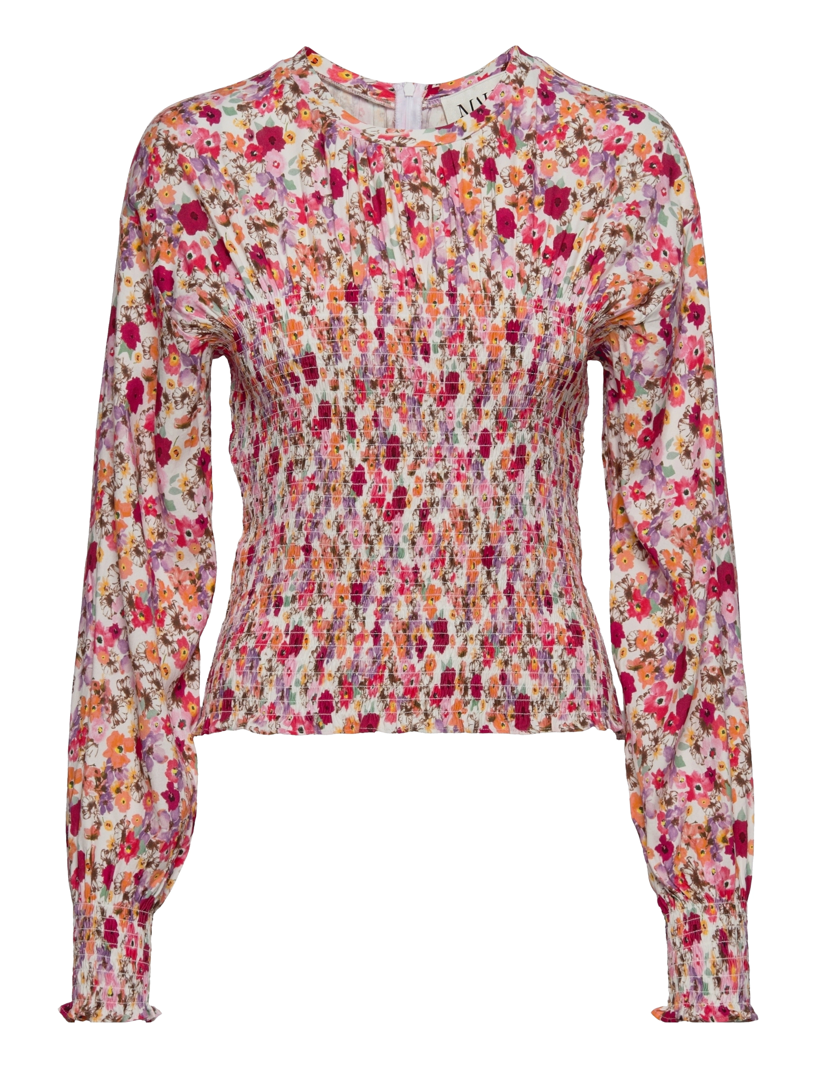MAUD - Jenny Smocking Top - flower - 0