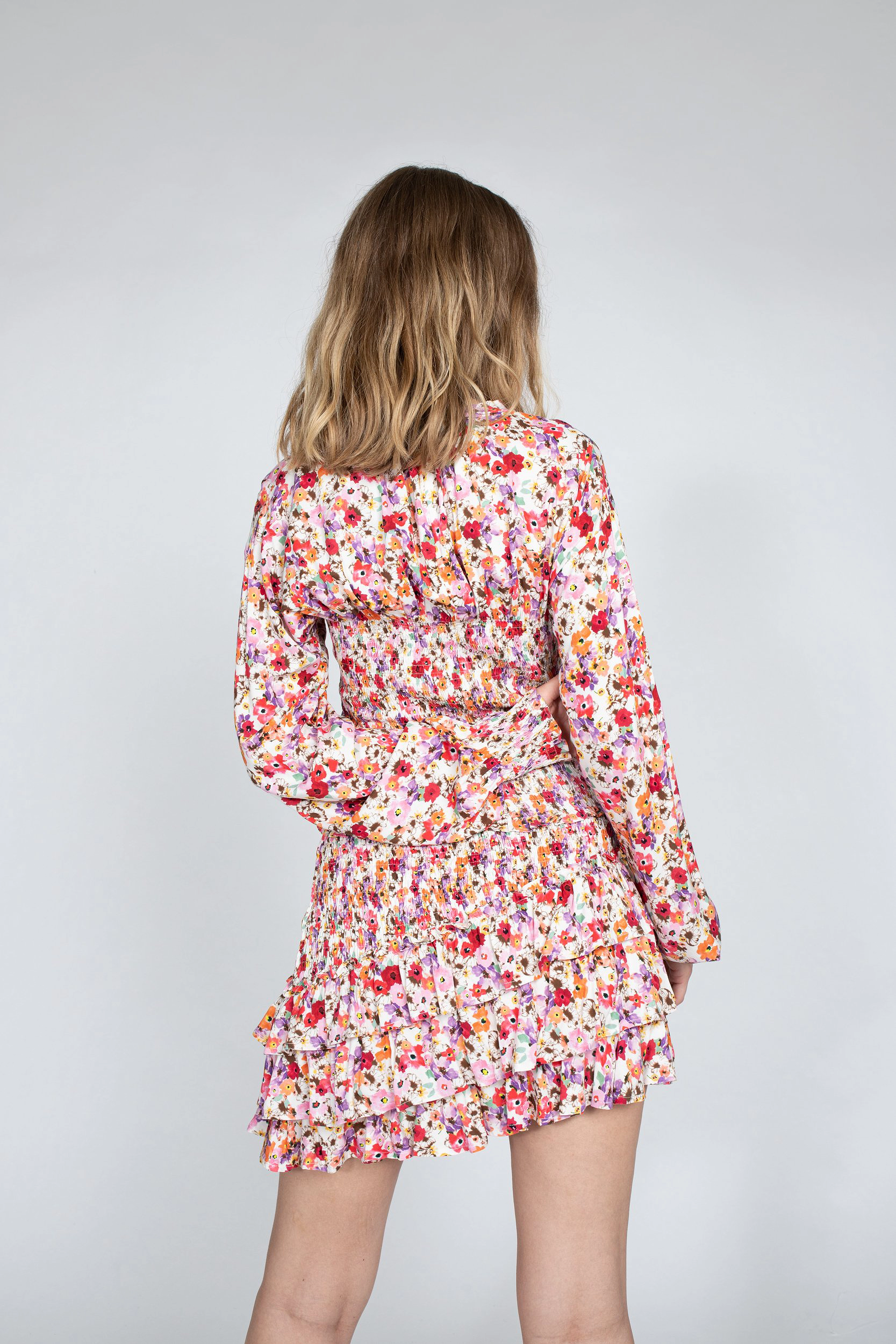 MAUD - Jenny Smocking Top - flower - 2