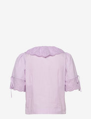 MAUD - Camilla Top - short-sleeved blouses - lavender - 1