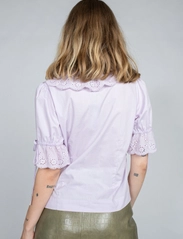 MAUD - Camilla Top - short-sleeved blouses - lavender - 3