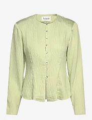 MAUD - Amelia Blouse - long-sleeved blouses - green - 0