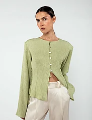 MAUD - Amelia Blouse - long-sleeved blouses - green - 2