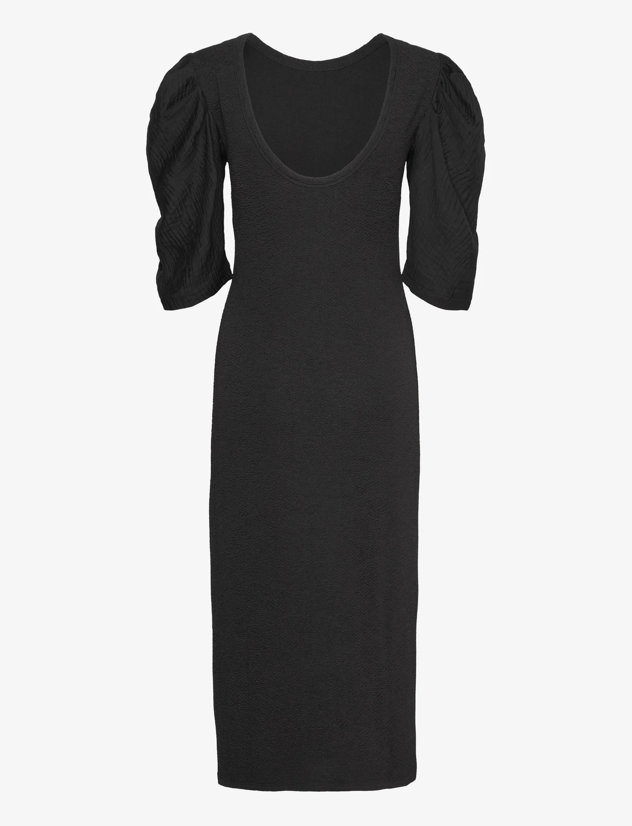 MAUD - Annie Dress - midi dresses - black - 1