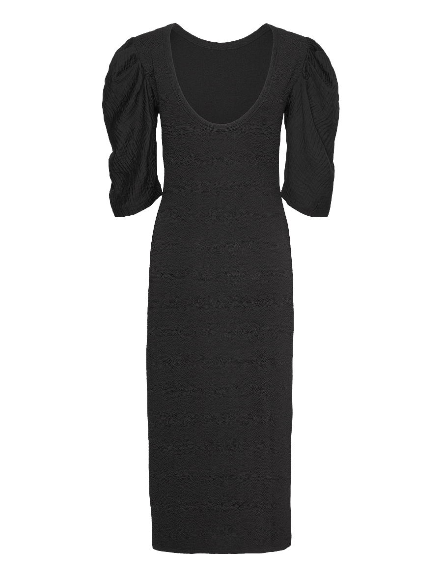MAUD - Annie Dress - midi kjoler - black - 2