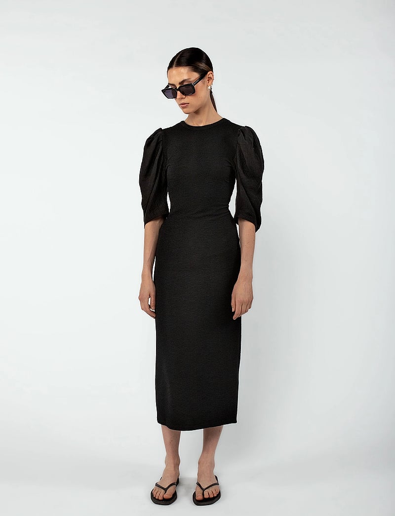 MAUD - Annie Dress - midi kjoler - black - 0