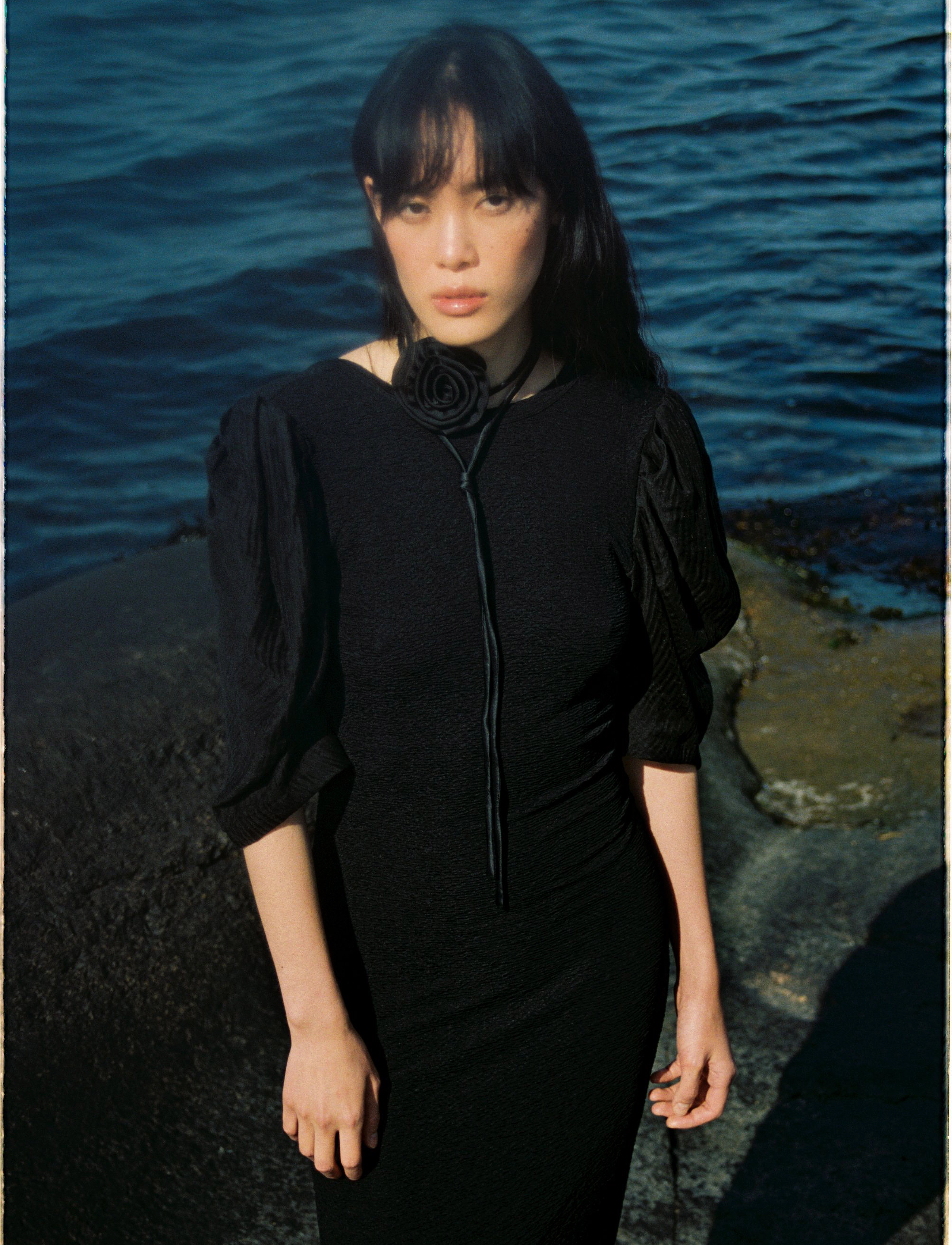 MAUD - Annie Dress - vidutinio ilgio suknelės - black - 5