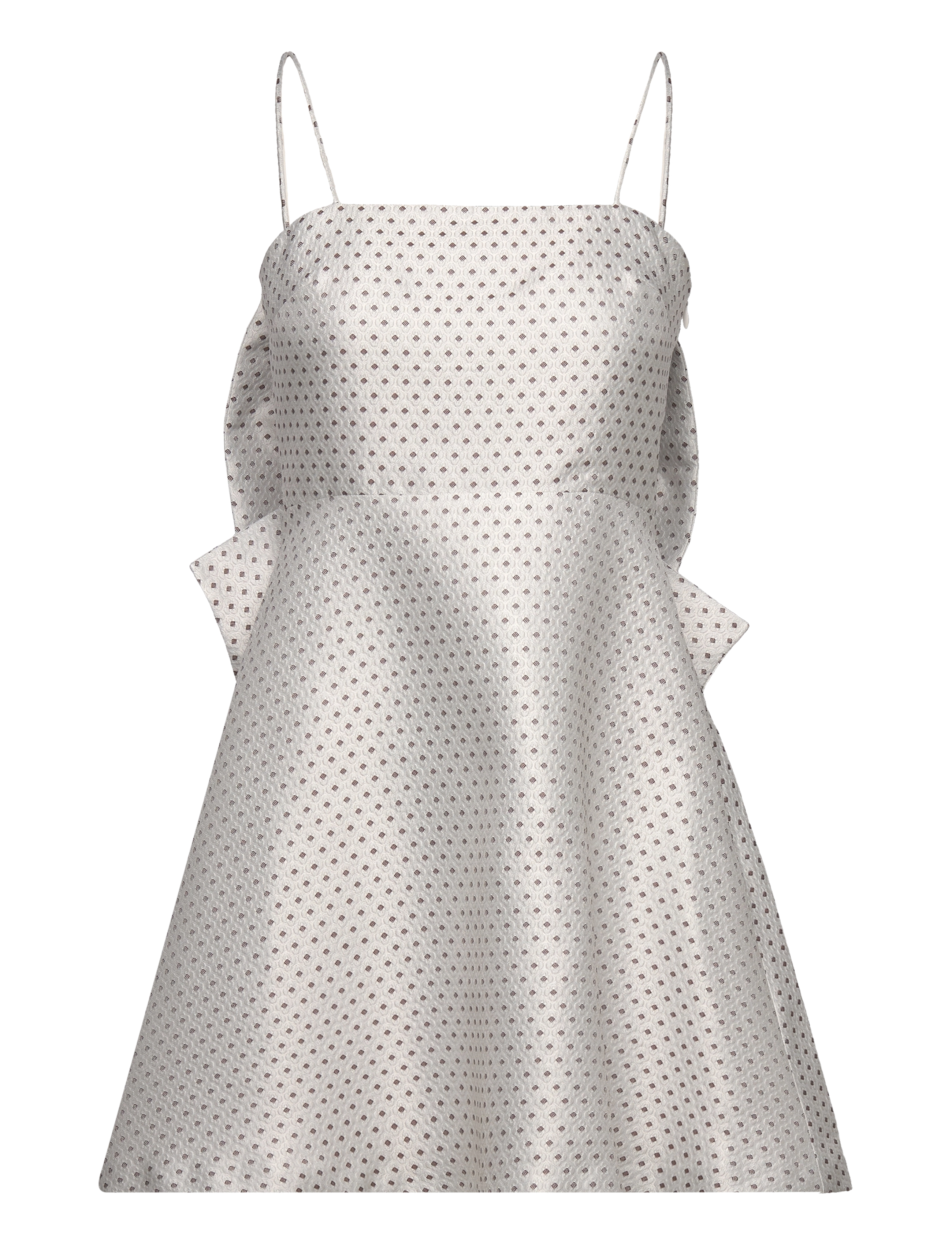 MAUD Bow Kleid Weiß - 40 - Damen
