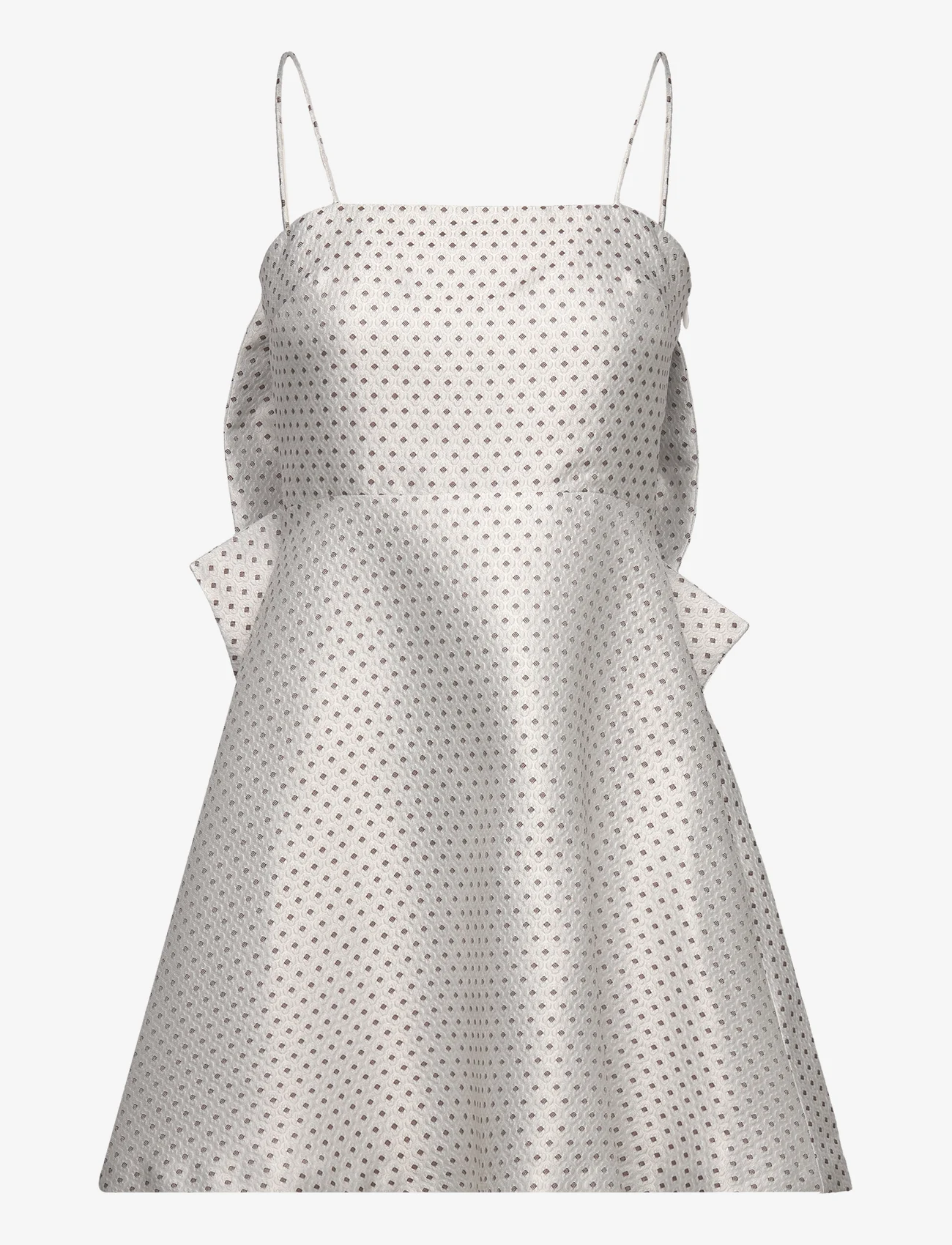 MAUD - Bow Dress - festklær til outlet-priser - off white - 0