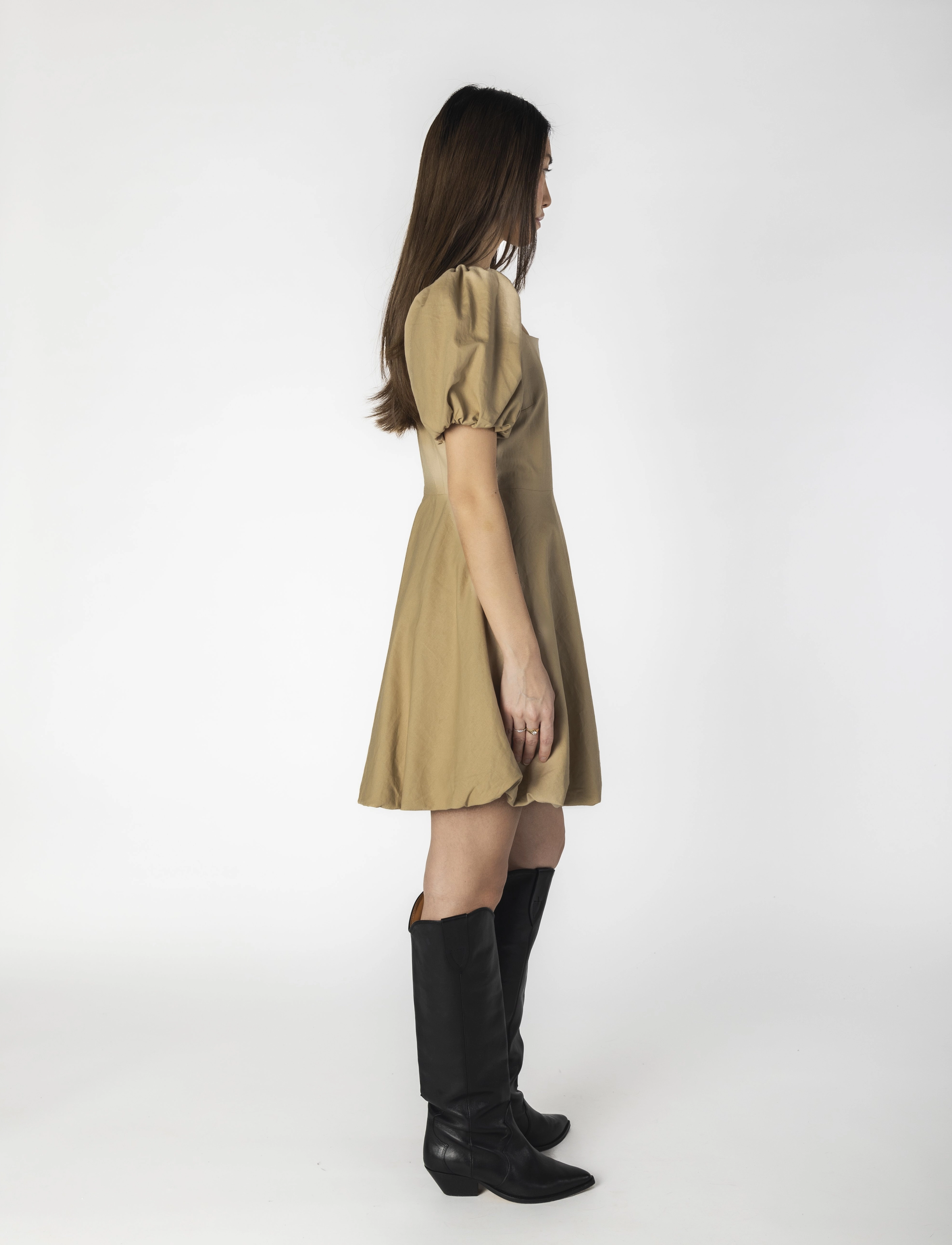 MAUD - Camilla Dress - partykleider - sand - 4