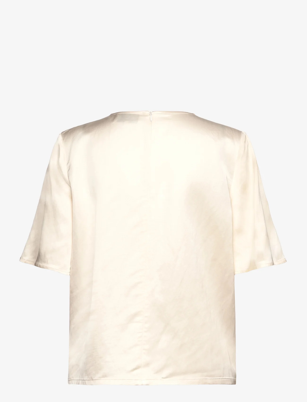 MAUD - Dina Tee - short-sleeved blouses - off white - 1