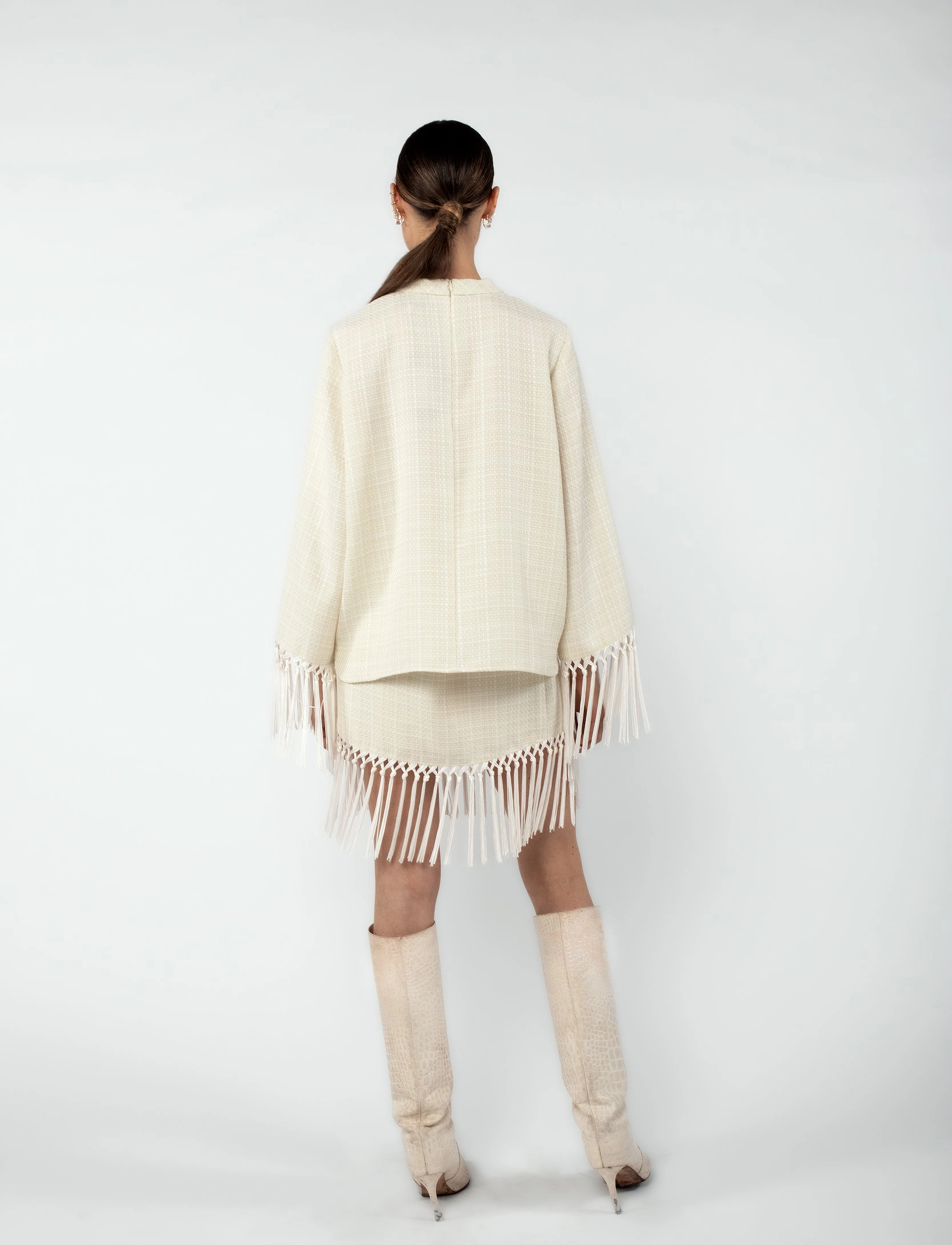 MAUD - Jade Skirt - kurze röcke - off white - 4