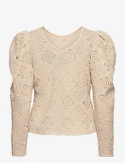 MAUD - Kelis lace blouse - long-sleeved blouses - sand - 1