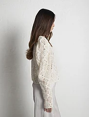 MAUD - Kelis lace blouse - palaidinės ilgomis rankovėmis - sand - 5
