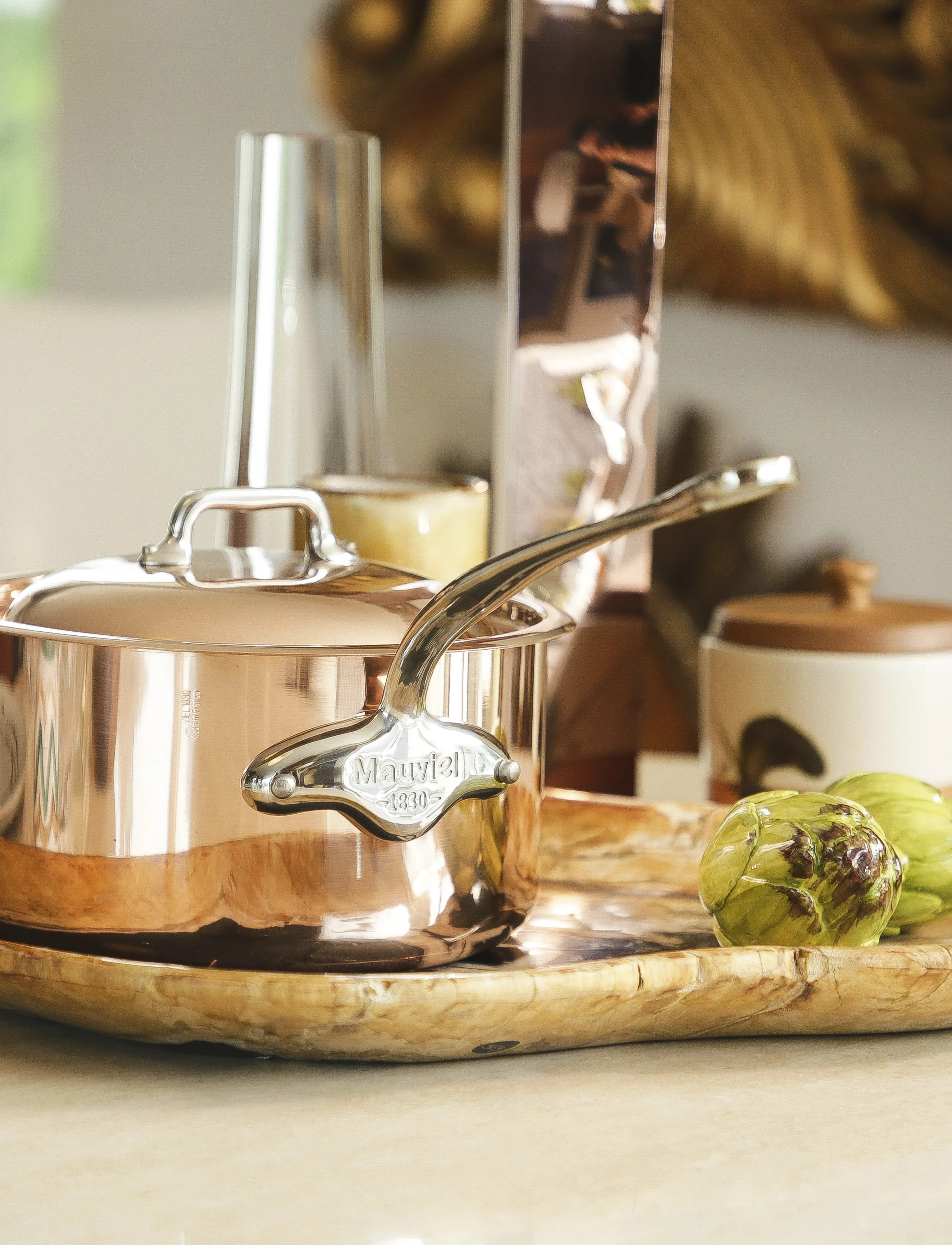 Mauviel - Saucepan M'6s 1,7 liter 16 x 9 cm Copper/Steel - kastrulid - copper/steel - 1