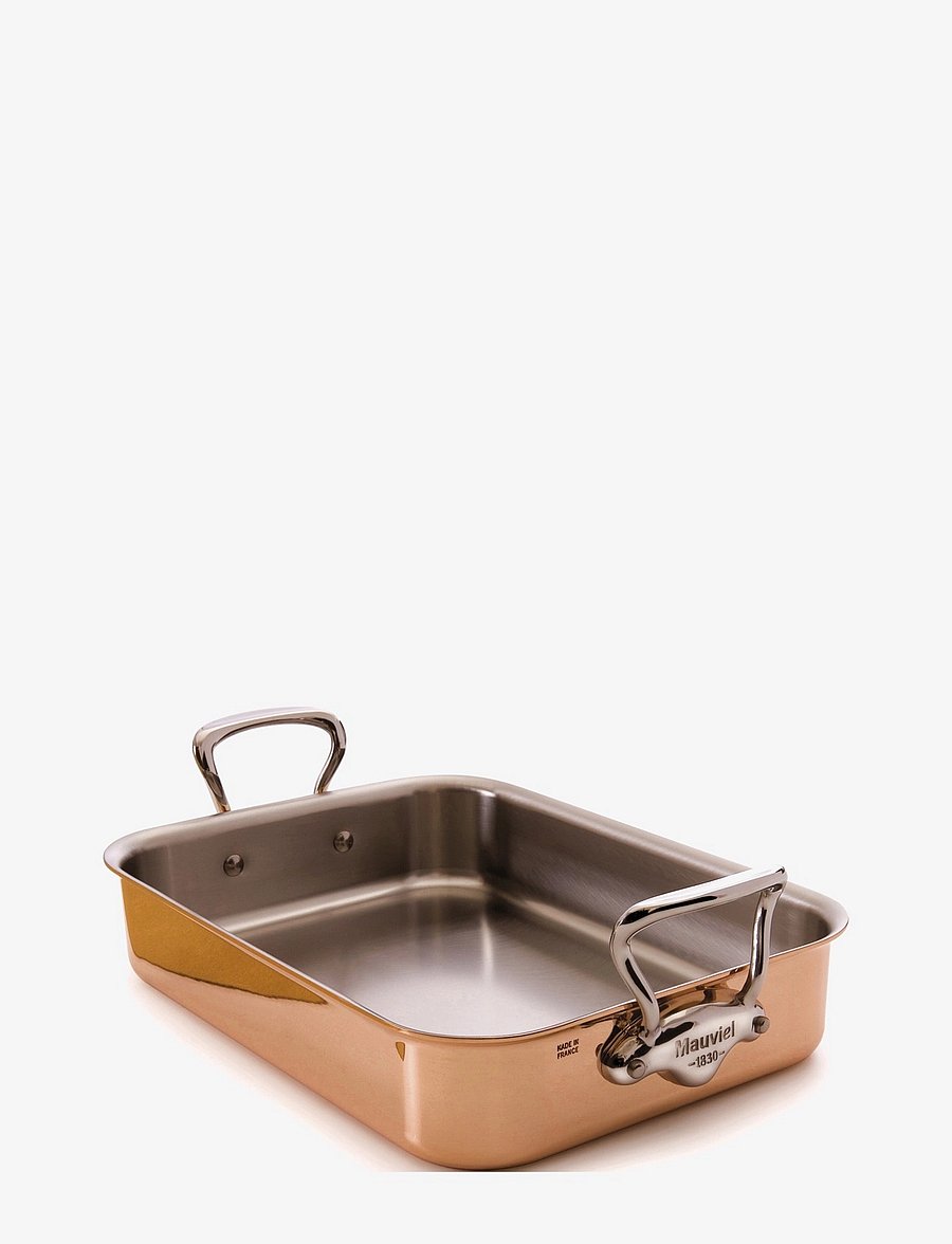 Mauviel - Rosting dish M'150S 35 x 25 x 7 cm Copper/Steel - copper - 0