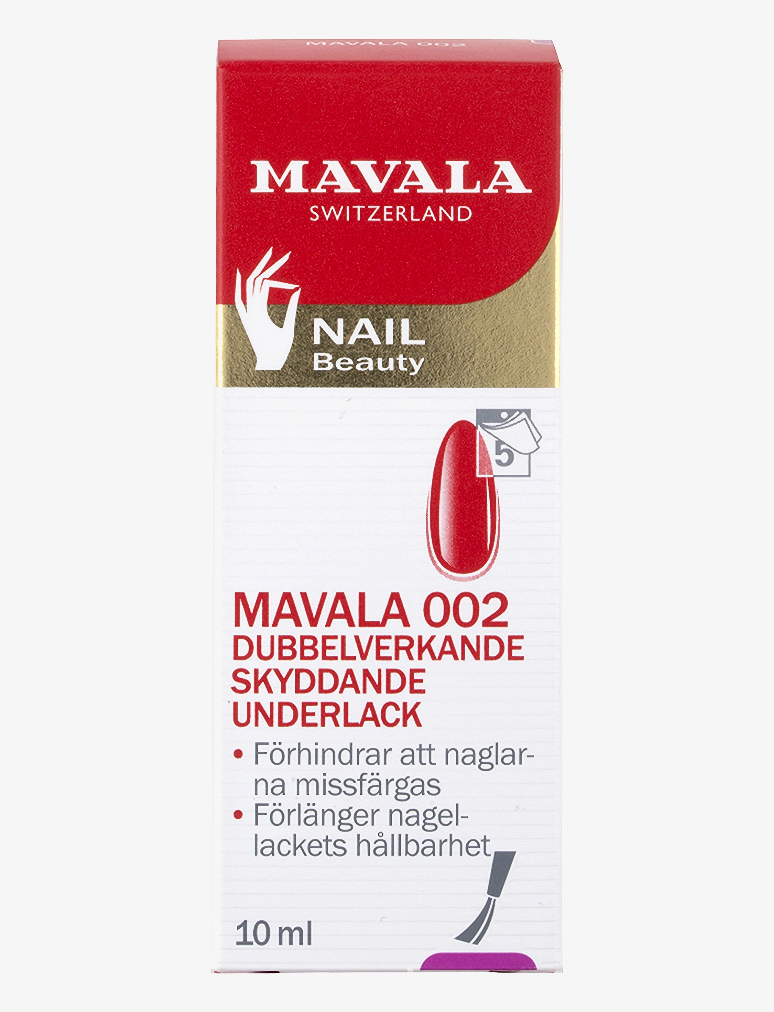 Mavala 002 Double Action Protective Base Coat - Bas- & topplack - N/A / clear