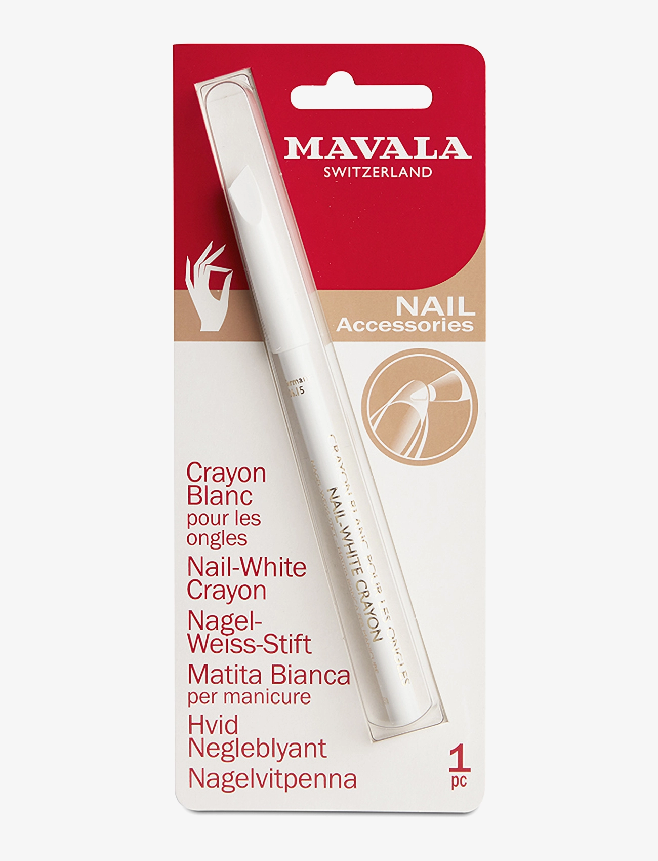 Mavala Nail-White Crayon - Küüned - N/A / clear