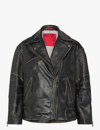 Max & co leather jacket clearance
