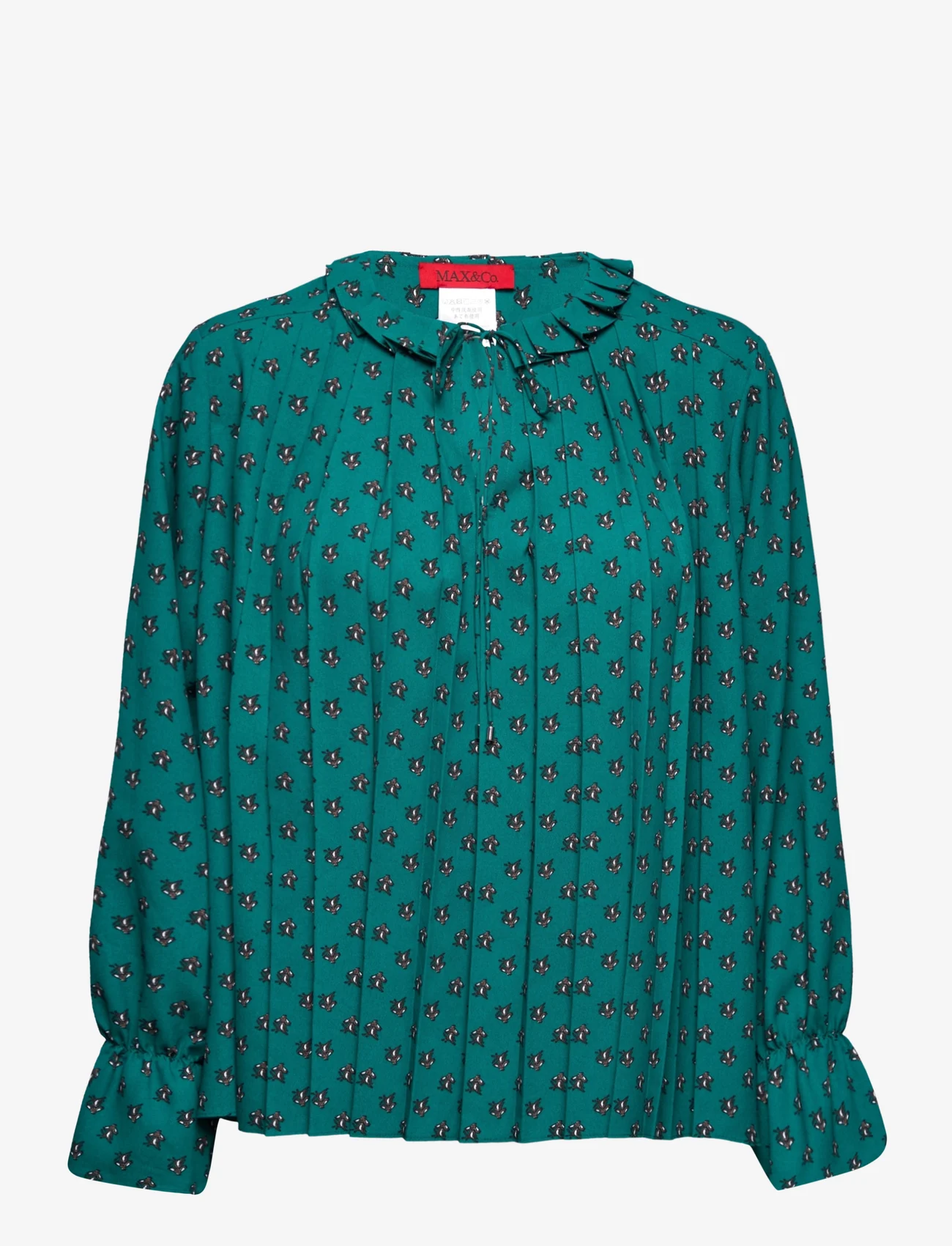 Max&Co. - SUPPORTO - long-sleeved blouses - green pattern - 0