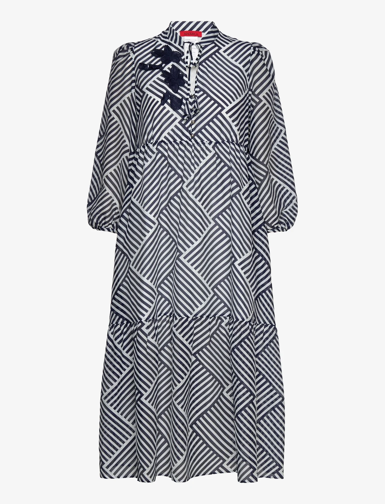 Max&Co. - RENZO - festkläder till outletpriser - navy blue pattern - 0