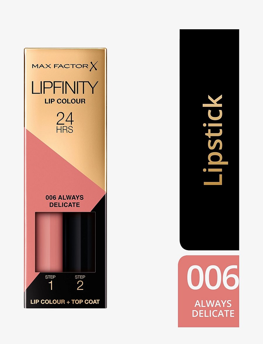 Max Factor - LIPFINITY 006 ALWAYS DELICATE - læbepomade - 006 always delicate - 1