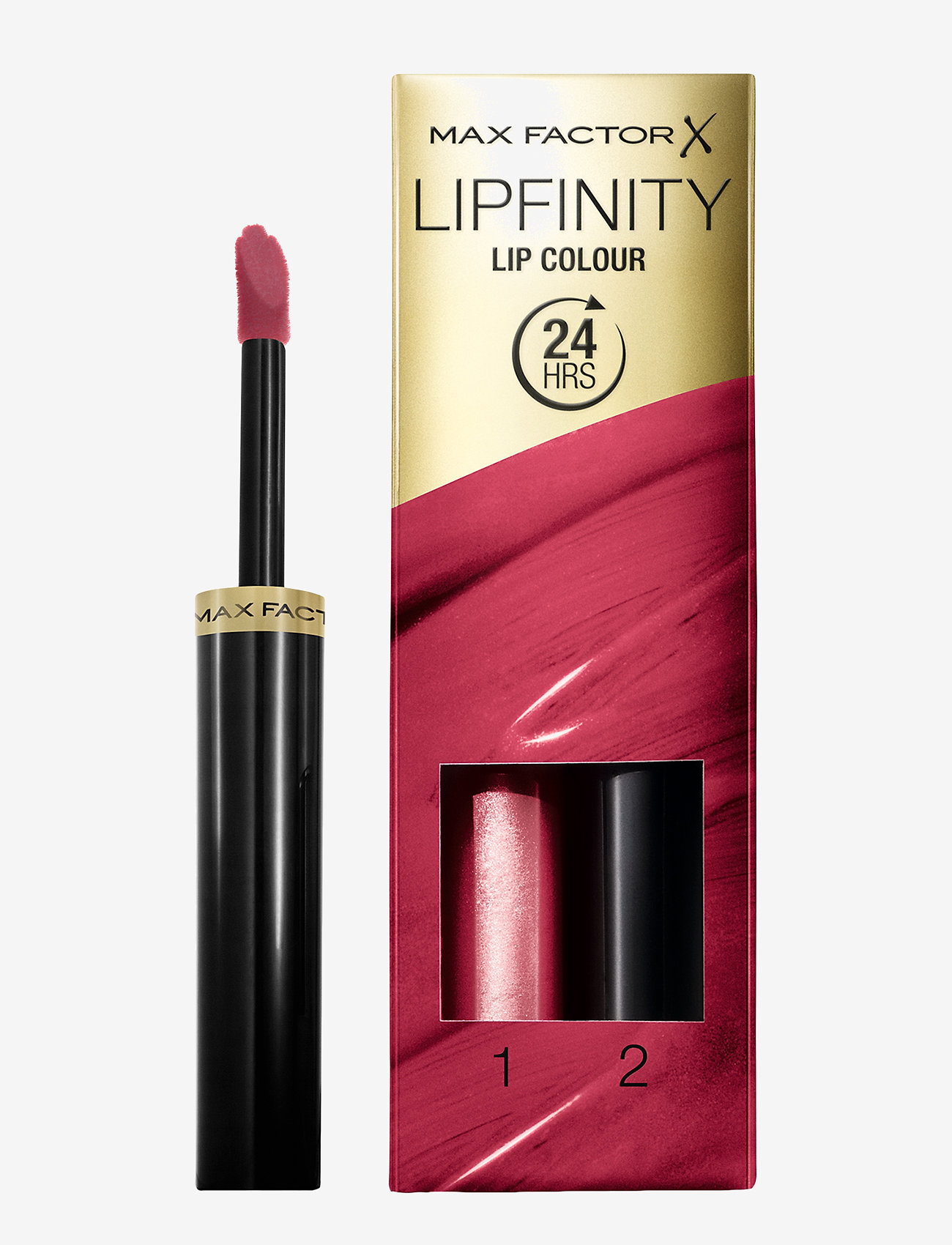 Max Factor Lipfinity 335 Just In Love, Læbepomade, Rød, Str: 4 ML