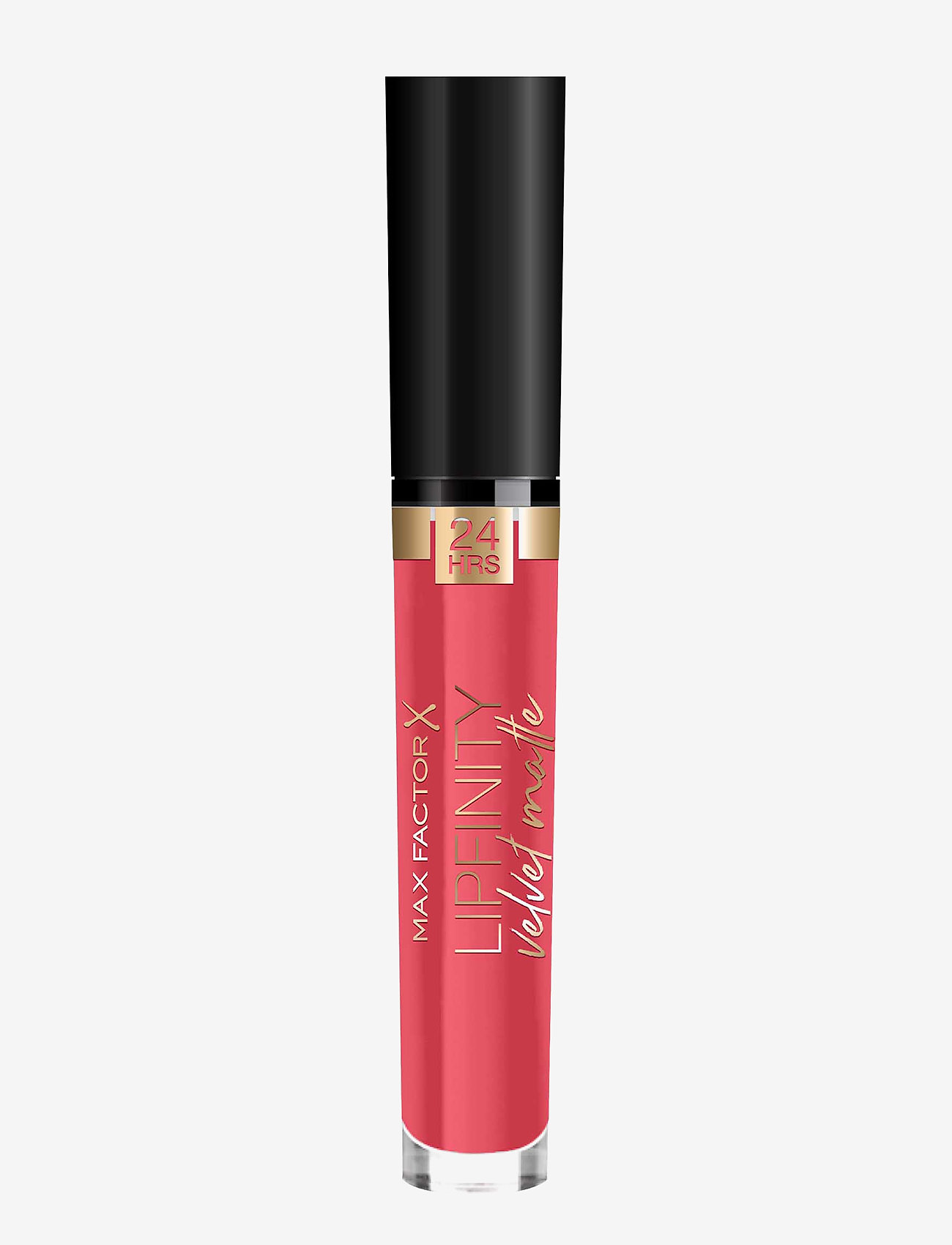 Max Factor Lipfinity Velvet Matte 025 Red Luxury, Flydende læbestift, Rød, Str: 4 ML