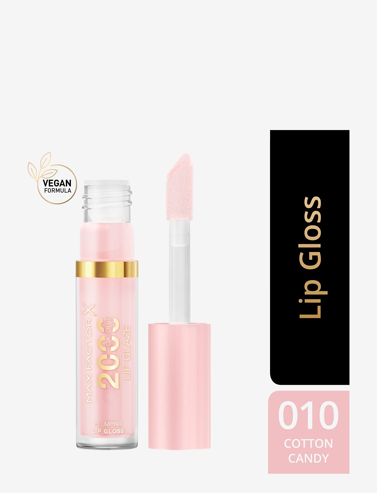 Max Factor - MAX FACTOR 2000 Calorie lip glaze 010 Cotton Candy - klar for date night - 010 cotton candy - 1
