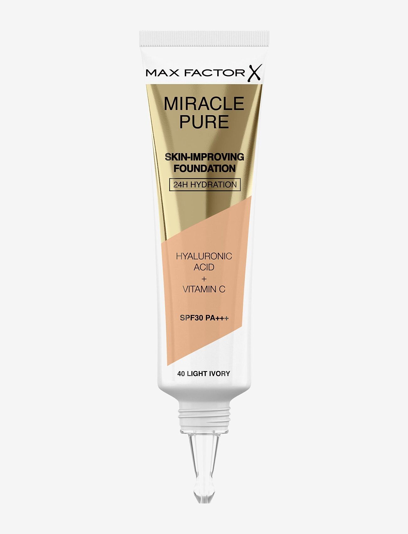 Max Factor - MAX FACTOR Miracle Pure Foundation - smink - 40 light ivory - 1