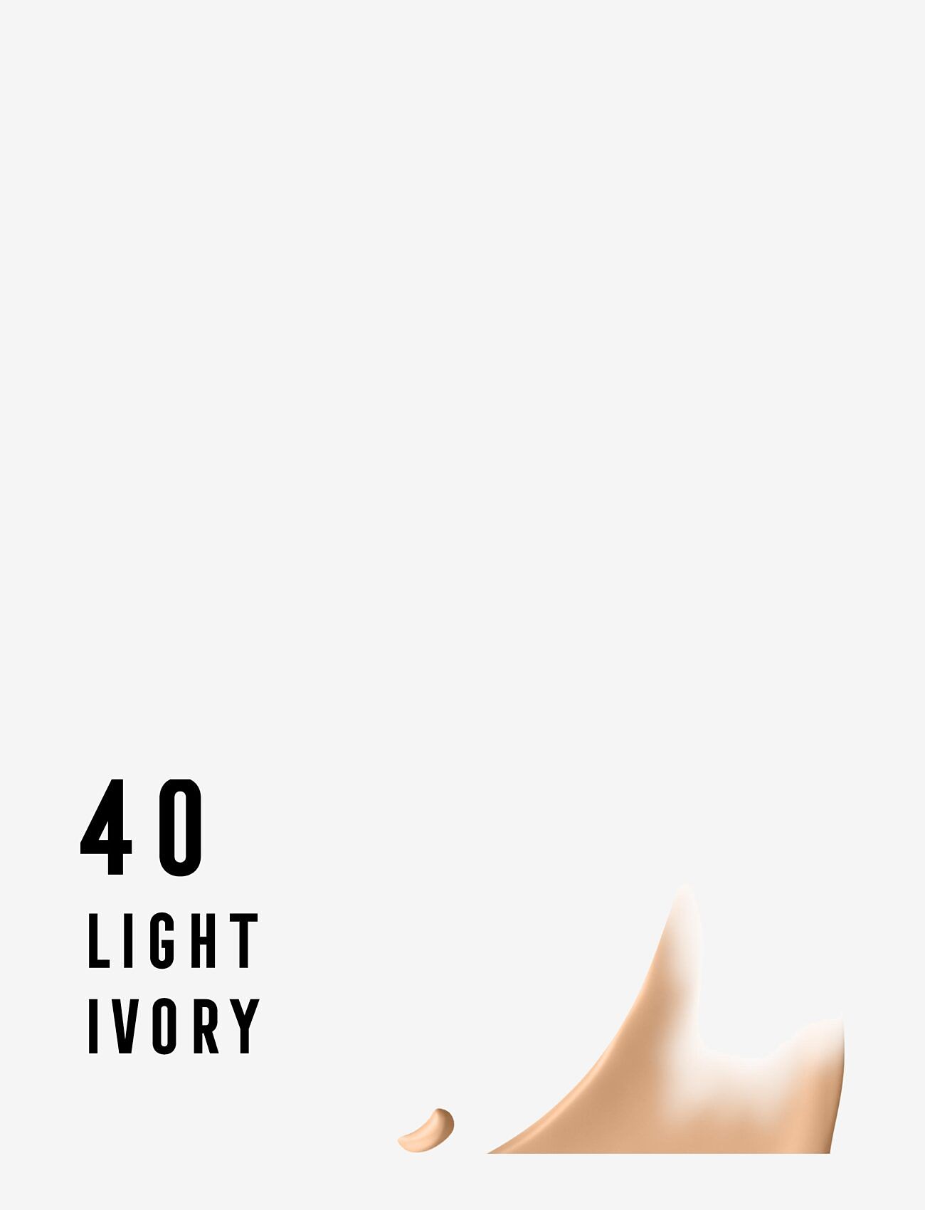 Max Factor - MAX FACTOR Miracle Pure Foundation - smink - 40 light ivory - 2