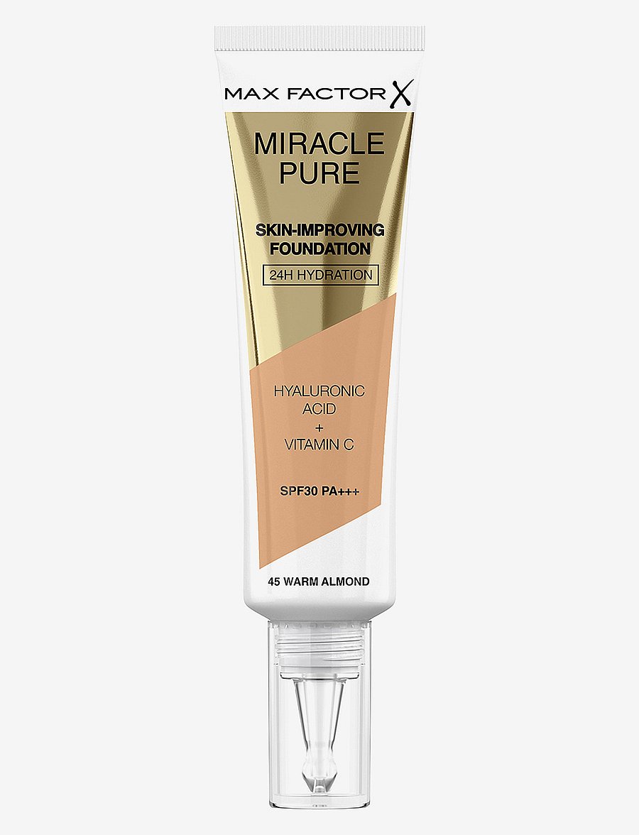 Max Factor - MAX FACTOR Miracle Pure Foundation - makeup - 45 warm almond - 0