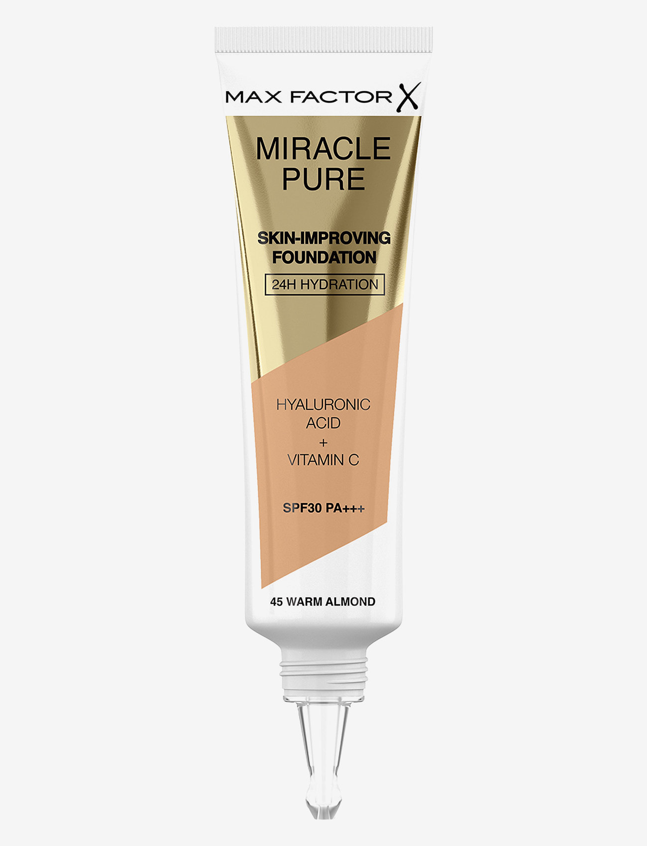 Max Factor - MAX FACTOR Miracle Pure Foundation - foundation - 45 warm almond - 1