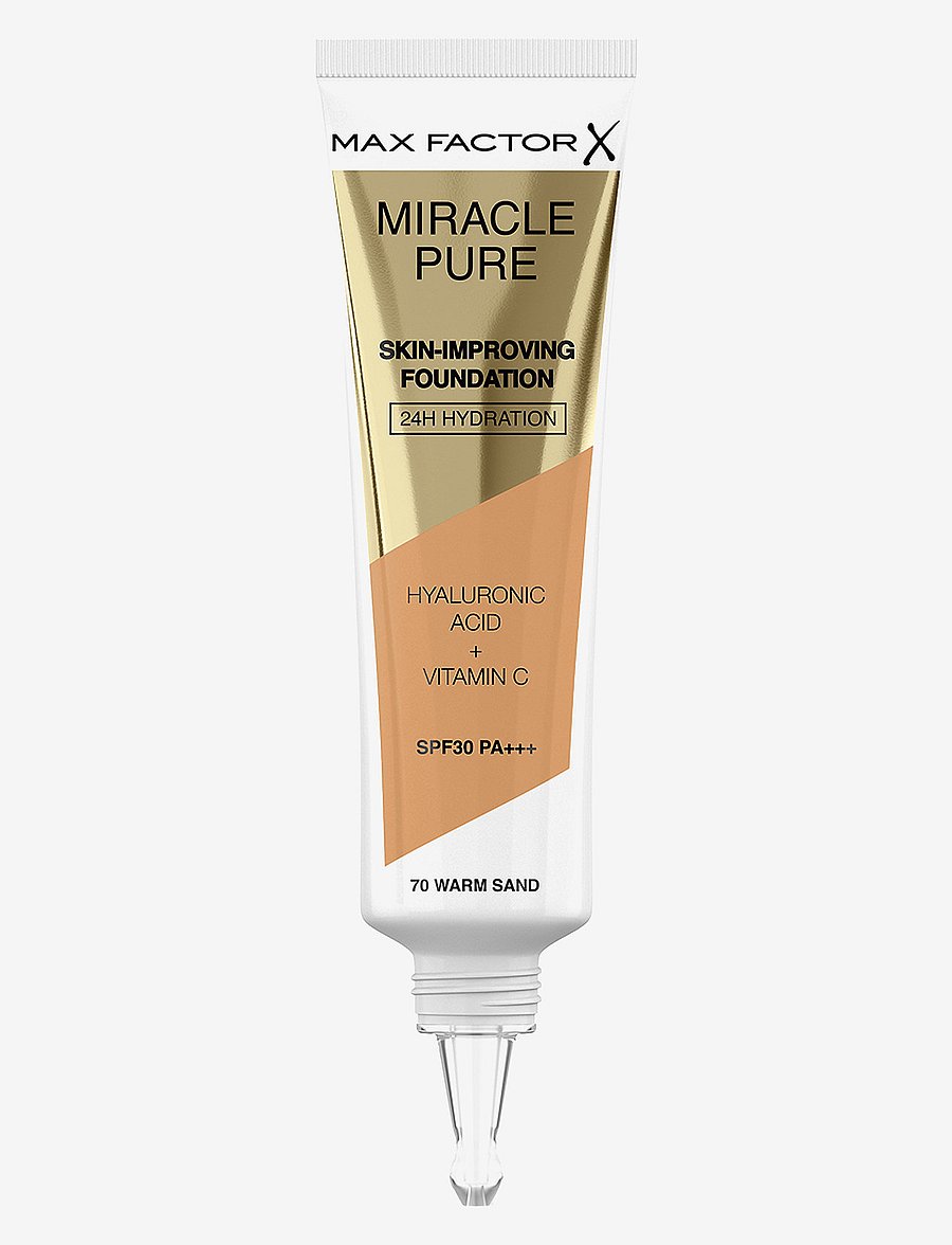Max Factor - MAX FACTOR Miracle Pure Foundation - makeup - 70 warm sand - 1