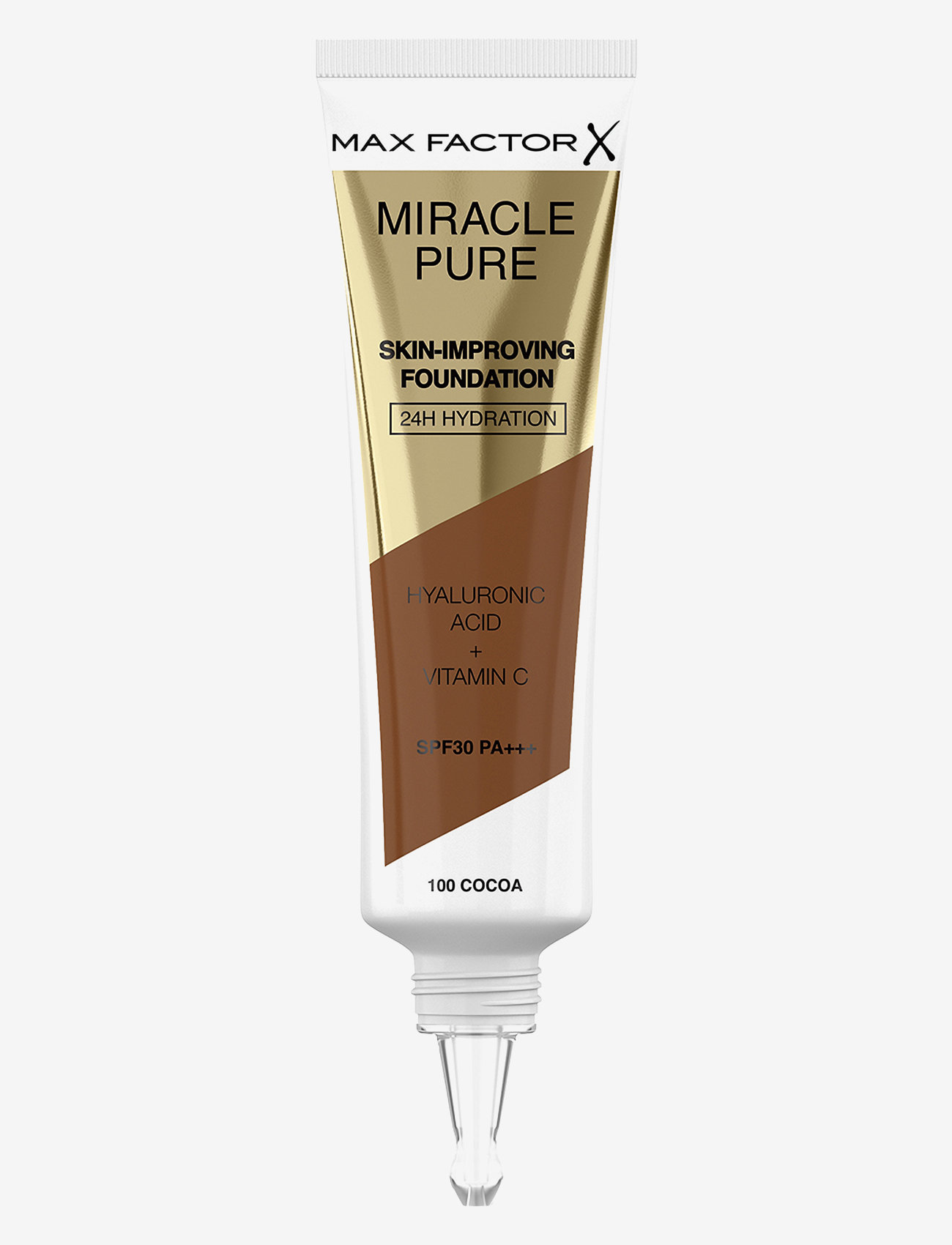 Max Factor - MAX FACTOR Miracle Pure Foundation - festtøj til outletpriser - 100 cocoa - 1