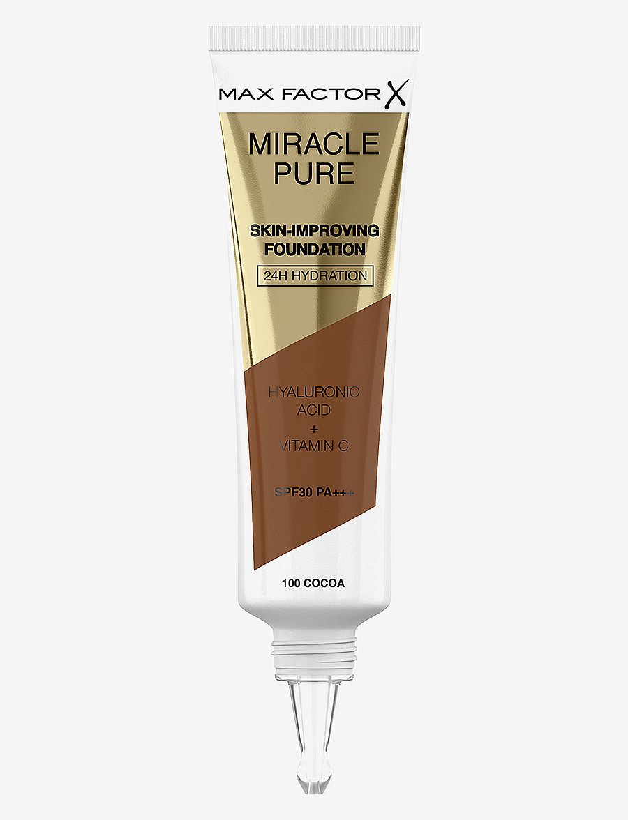 Max Factor - MAX FACTOR Miracle Pure Foundation - makeup - 100 cocoa - 1