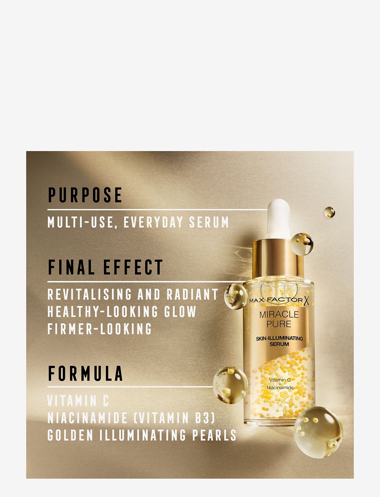 Max Factor - MAX FACTOR Miracle Pure Serum Miracle pure serum - serums - no color - 5