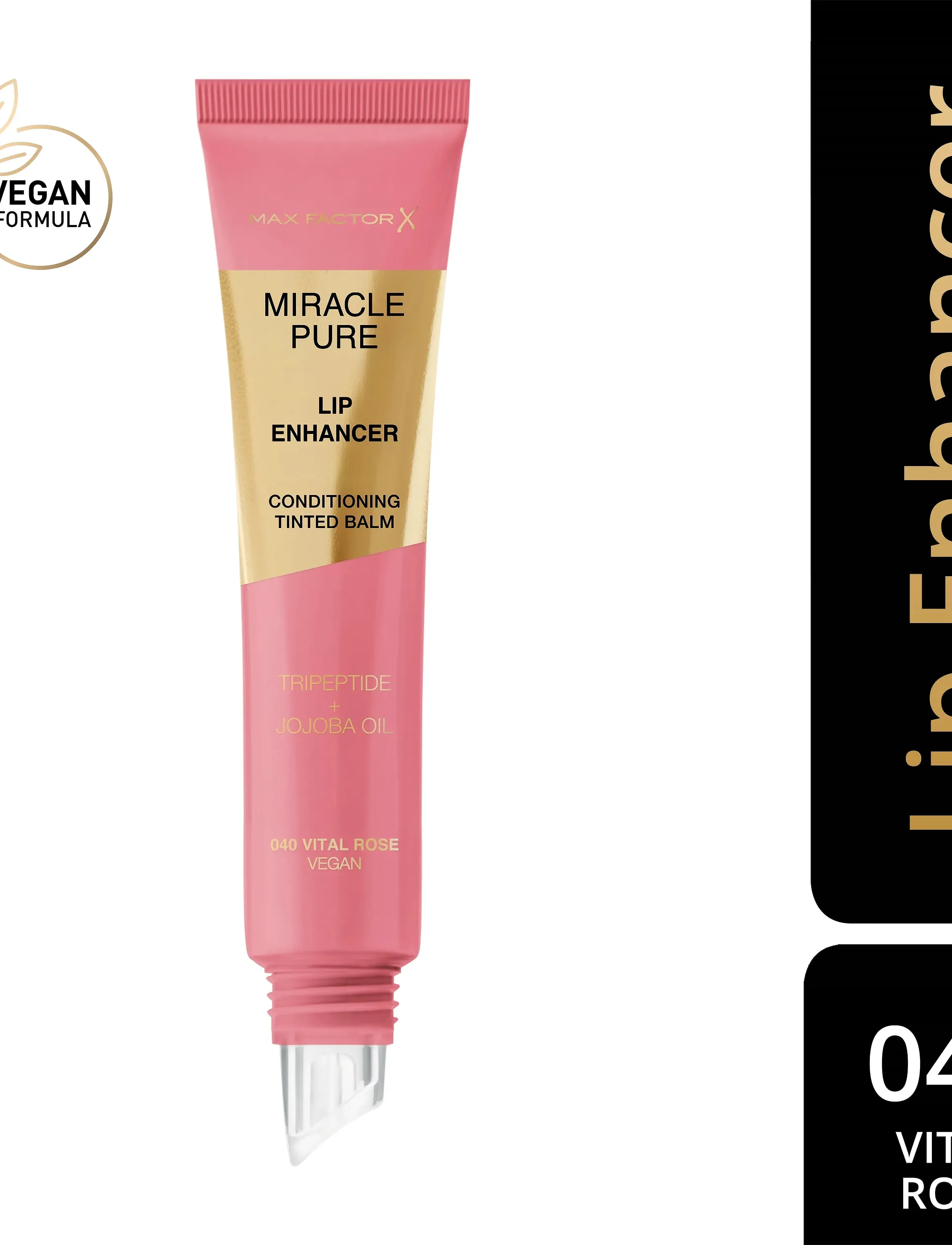 Max Factor Miracle Pure Lip Enhancer Vital Rose 040 12.00 ml, 12 ml, Pink, Lip Care > Lip Balm, Dame