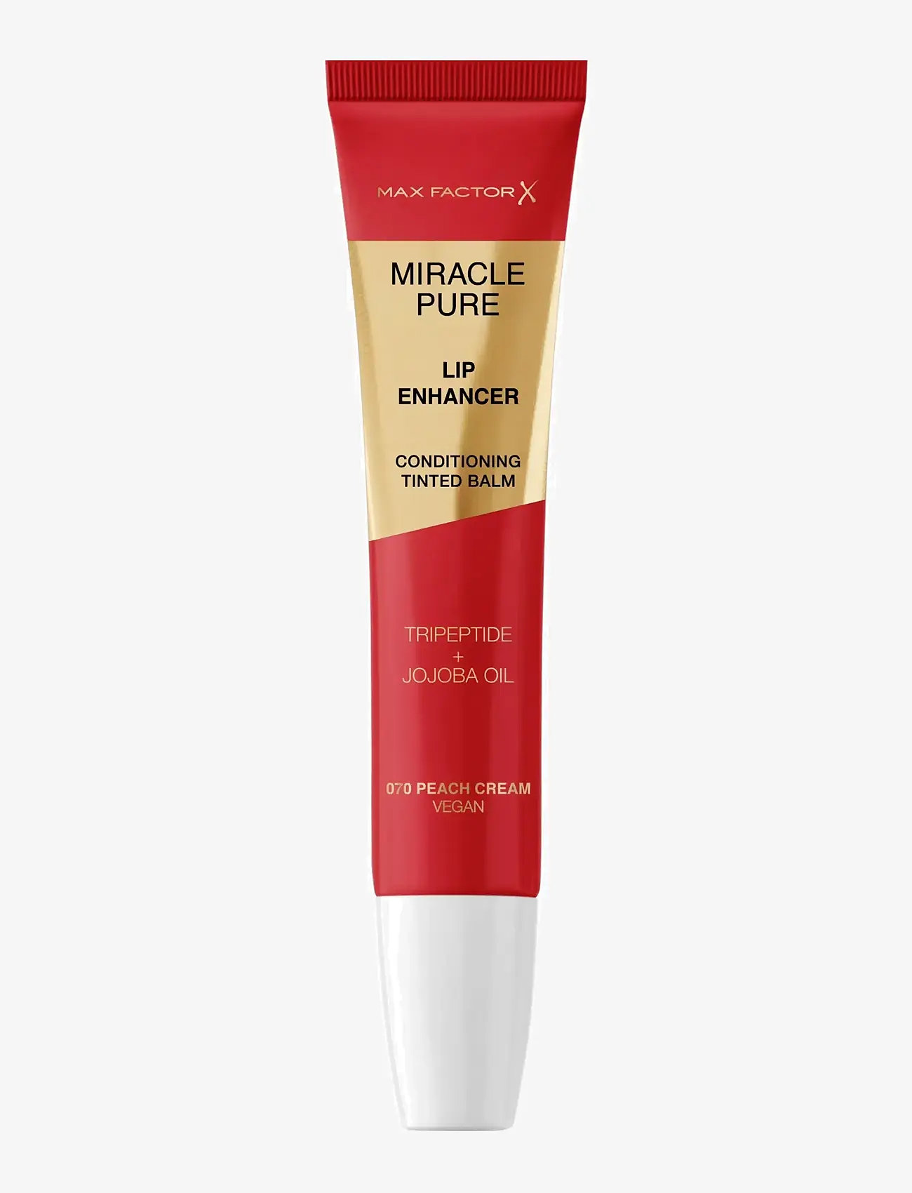 Max Factor - Miracle Pure Lip Enhancer Peach Cream 070 12.00 ML - läppbalsam - peach cream 070 - 1