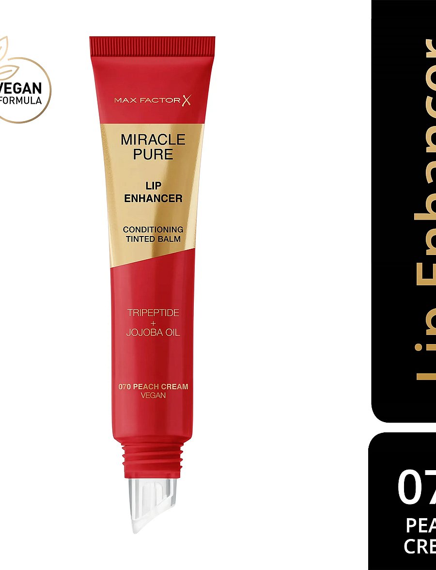 Max Factor - Miracle Pure Lip Enhancer Peach Cream 070 12.00 ML - makeup - peach cream 070 - 0