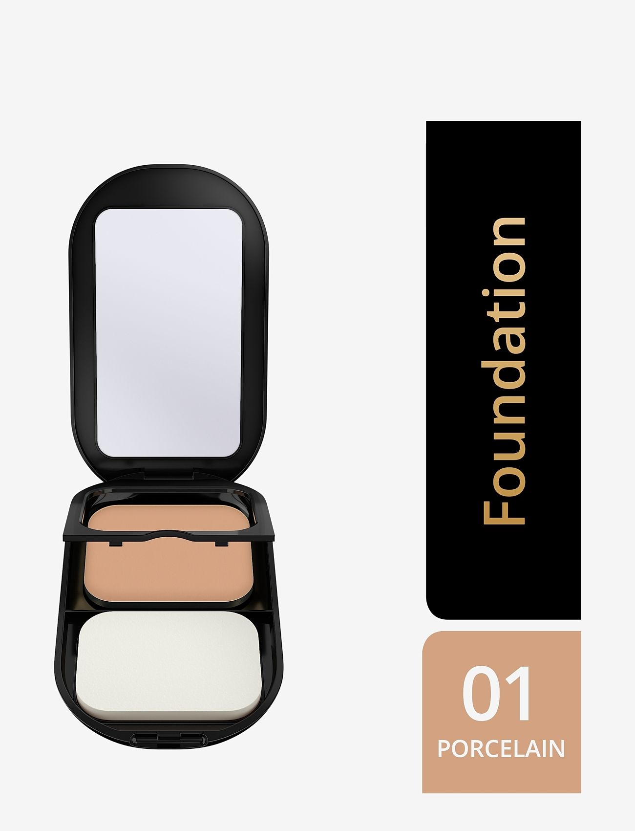 Max Factor - MAX FACTOR Facefinity refillable compact 001 porcelain - julegaver under 300kr - 001 porcelain - 1
