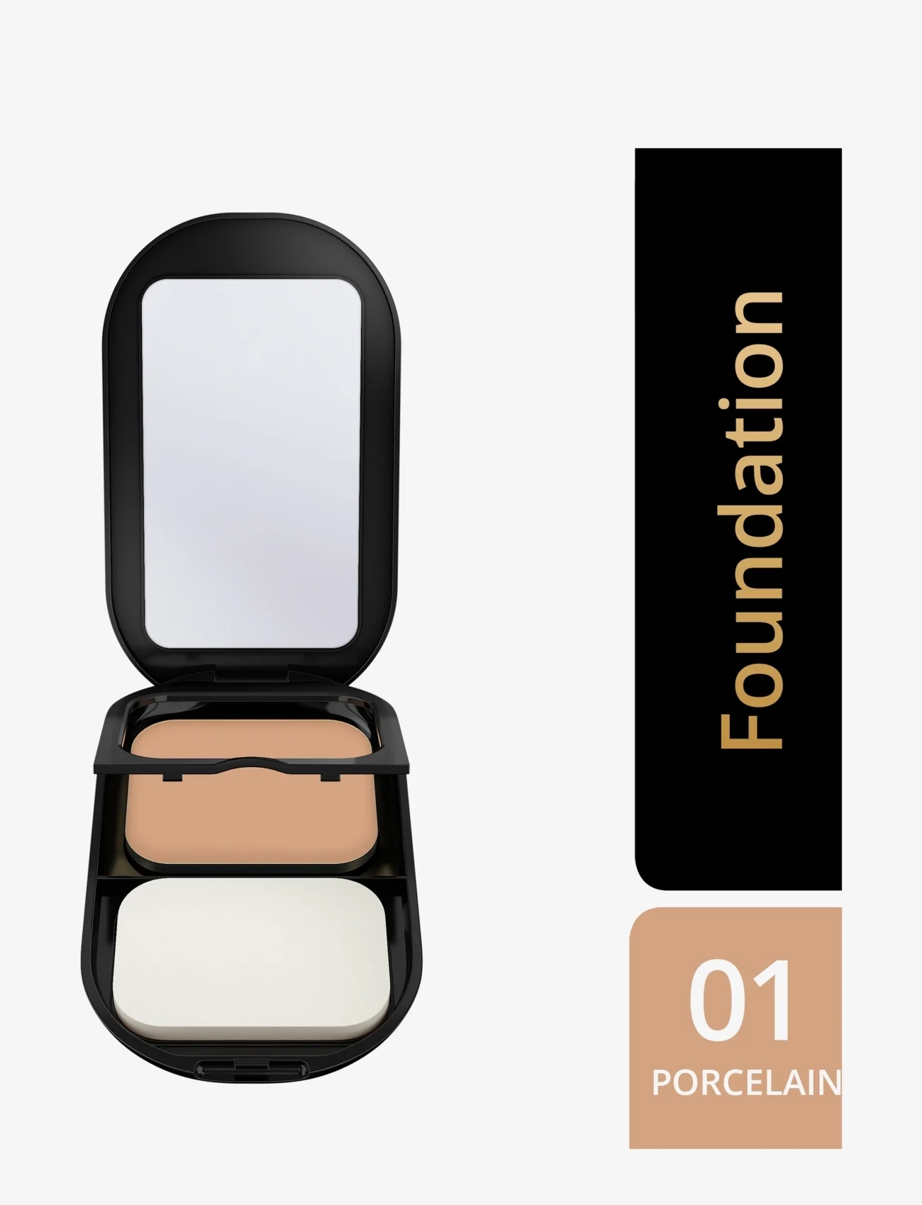 Max Factor - MAX FACTOR Facefinity refillable compact 001 porcelain - pudder - 001 porcelain - 1